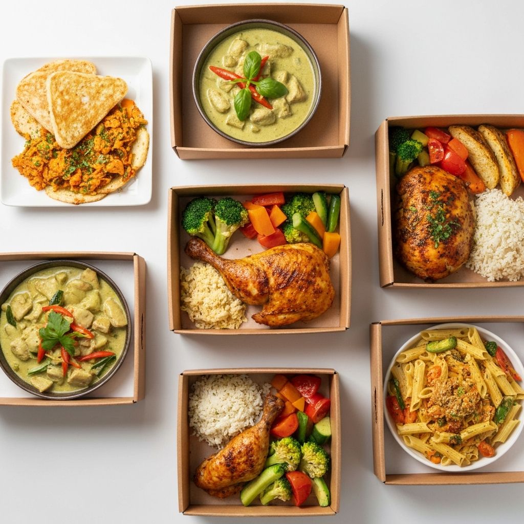 Sélection de repas en box Opibio